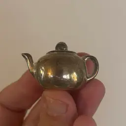 #02 - Vintage Silver Plated Miniature Tea Pot Trinket