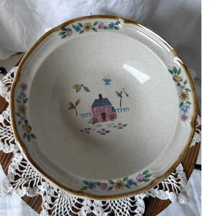 INTERNATIONAL TABLEWORKS CHINA CO “HEARTLAND” CEREAL BOWLS 1980s