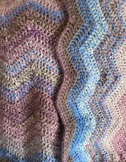 Crocheted Lap Throw