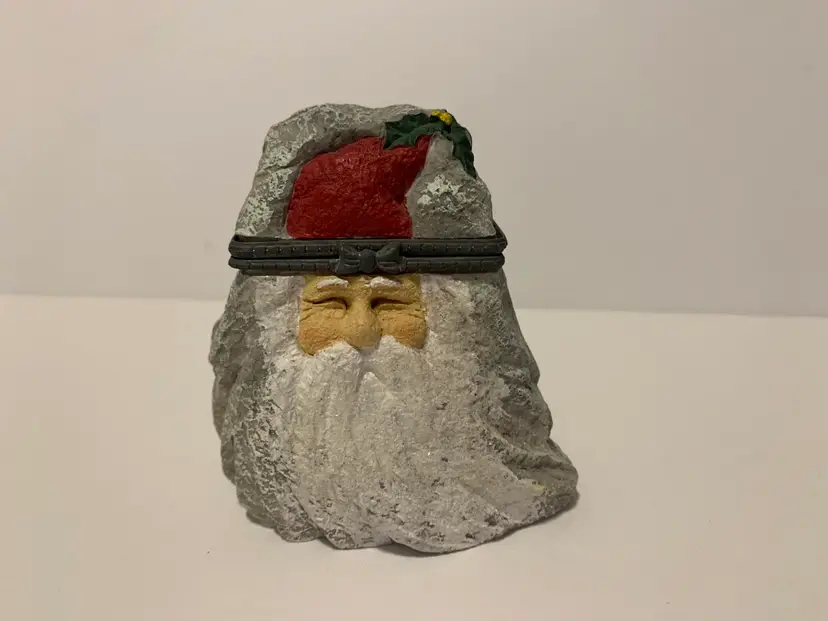 Santa Hinged Trinket Box