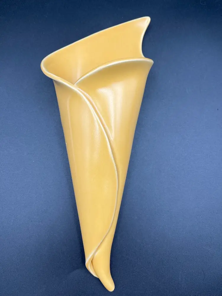 Signed Ceramic Wall Pocket