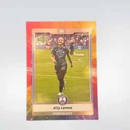 Ally Lemos 2025 Parkside NWSL Vol. 1 Rainbow Shimmer SSP 9/10
