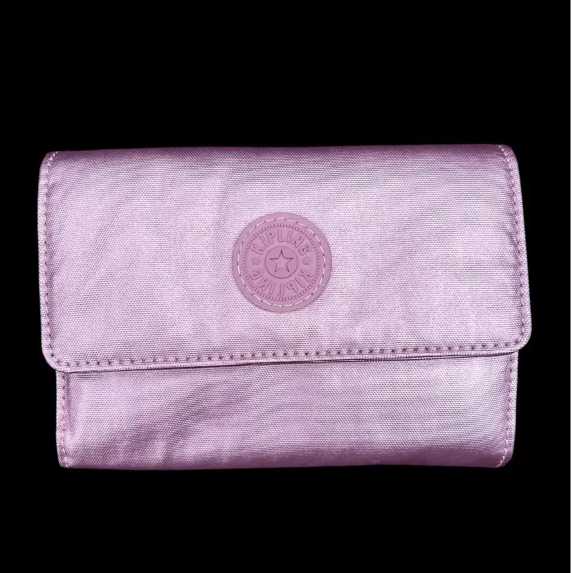 Metallic Purple Kipling Wallet
