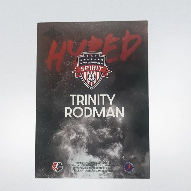 Trinity Rodman 2022 Parkside NWSL Hyped Insert