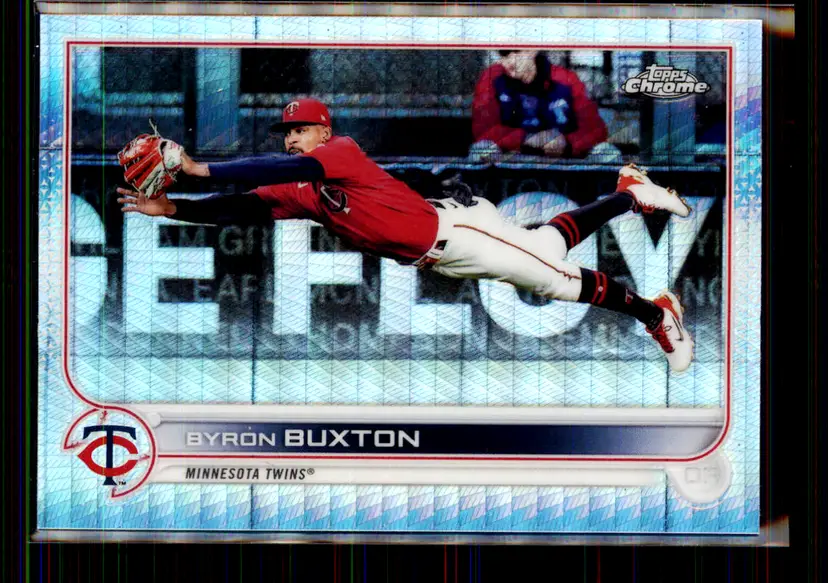 Byron Buxton 2022 Topps Chrome Prism Refractor #174 - Minnesota Twins - (147-285)
