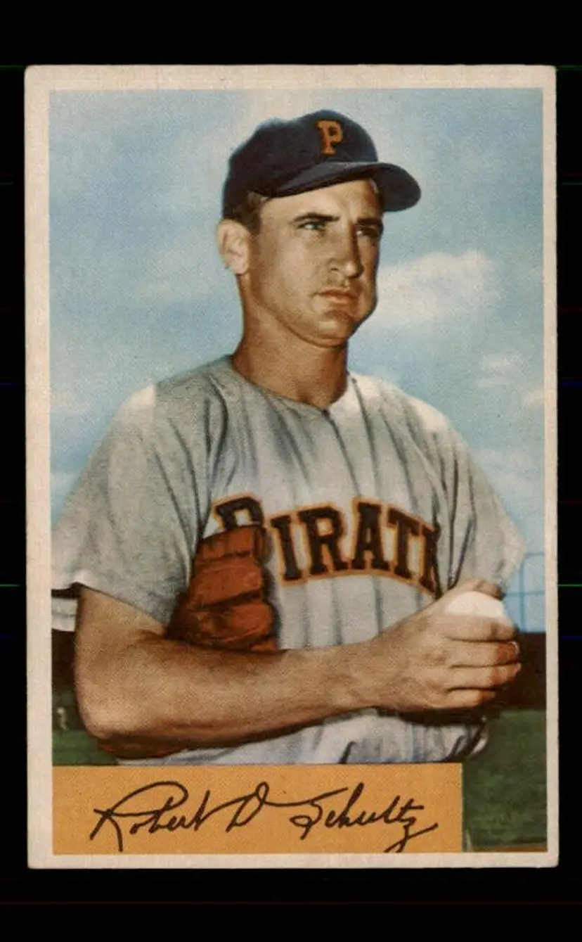 1954 Bowman #59 Bob Schultz - (pk-tl3) - Pittsburgh Pirates