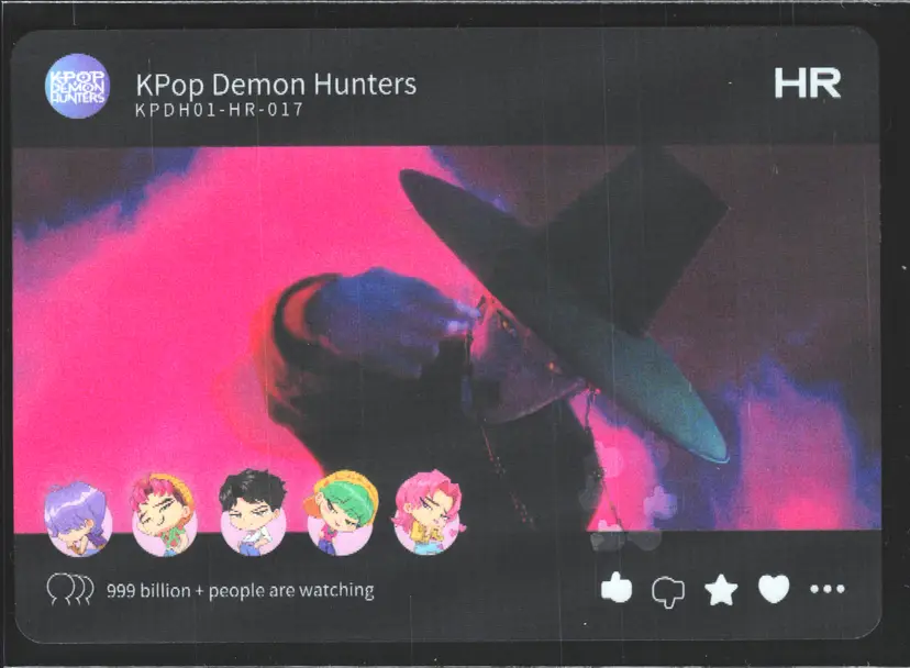 Saja Boys Baby Stage Silhouette Scene KPop Demon Hunters Trading Card HR-017