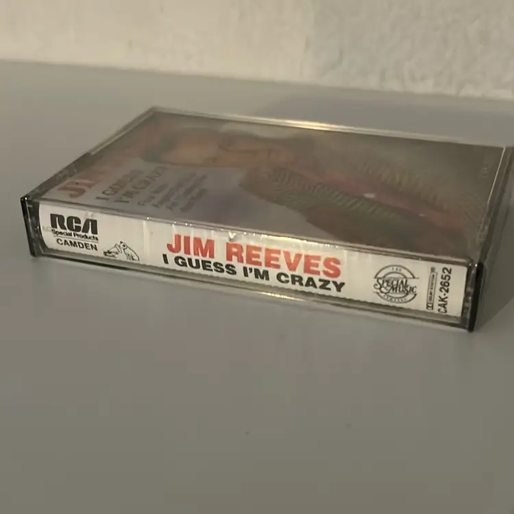 Jim Reeves, I Guess I’m Crazy Cassette Tape, New, 1987, See Pictures And Description