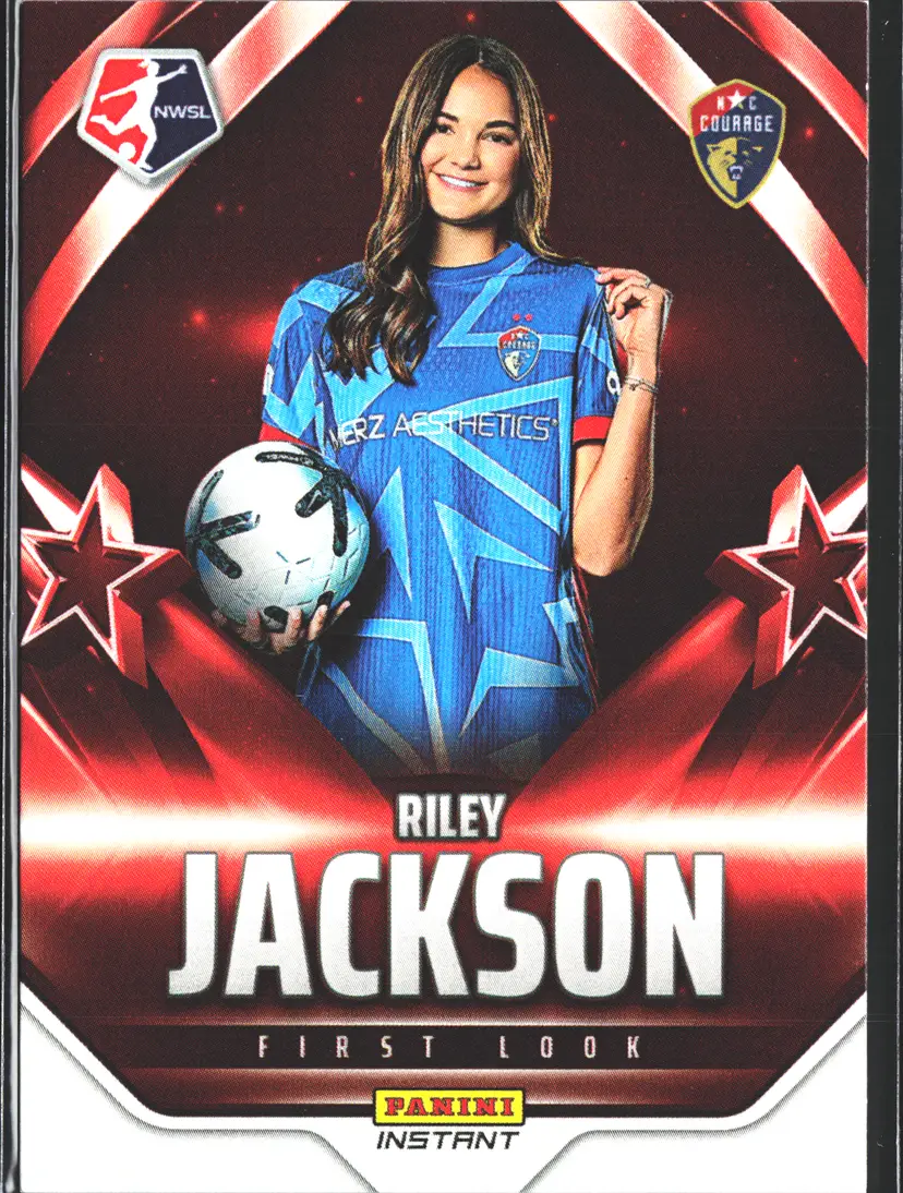 Riley Jackson Soccer Card Limited Edition NWSL First Look 1st Panini Card - Only 169 Made! North Carolina Courage