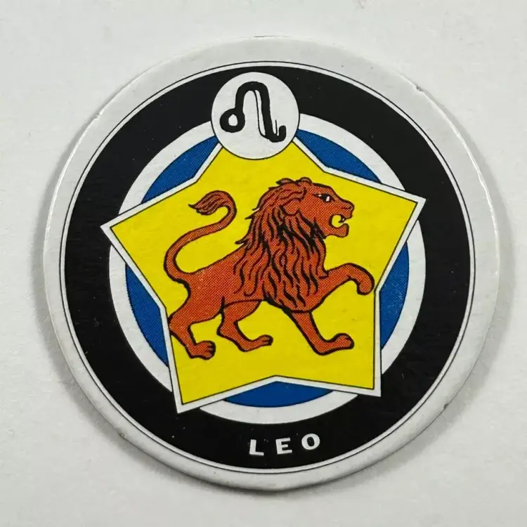 POGs Leo POG #5 Zodiac Sign Astrology Made in Taiwan R.O.C. Lion  -  71