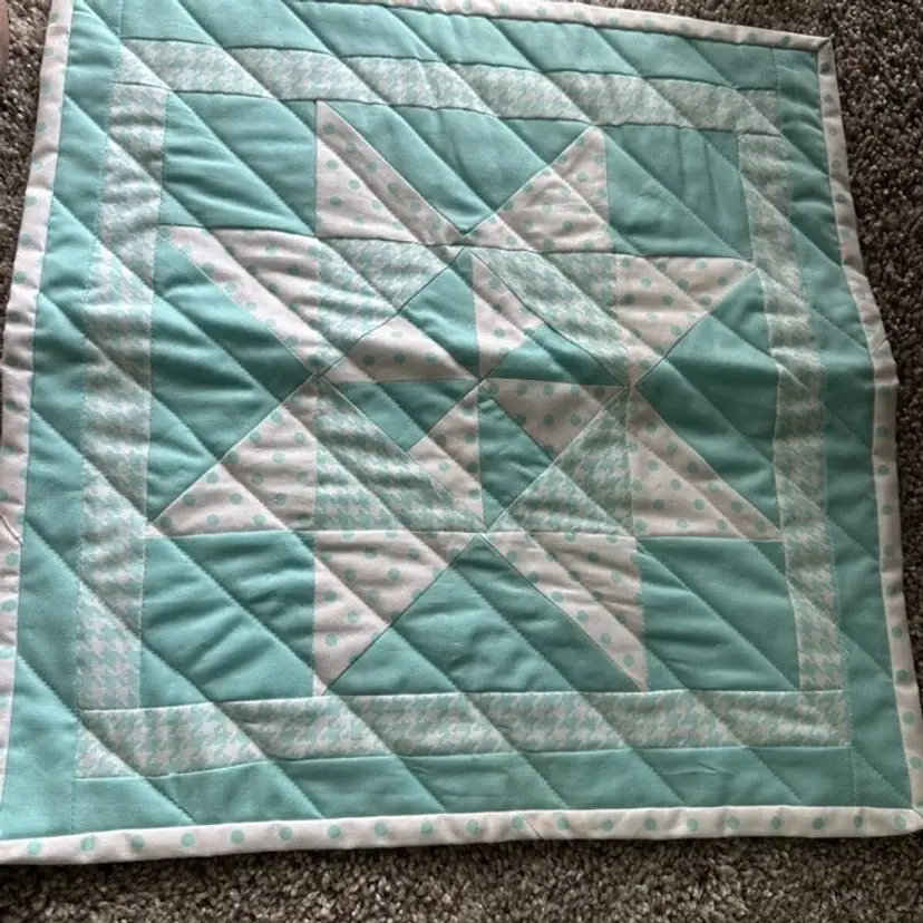 Made With Love 16x16 Quilted Table Topper