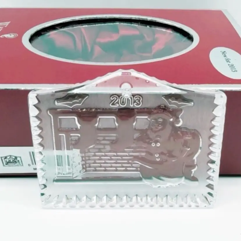 Waterford Crystal 2013 Twas the Night Christmas Santa Ornament 160060 *READ