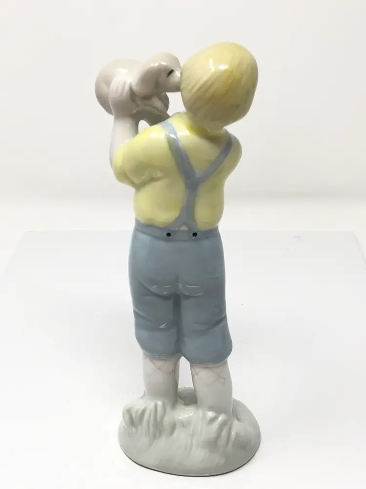 Prestige Collectors Club Boy and Puppy Figurine