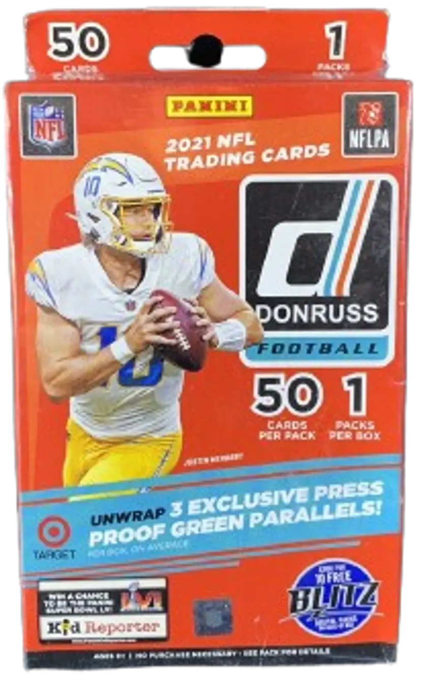 Panini 2021 Donruss Football Holiday Hanger Box