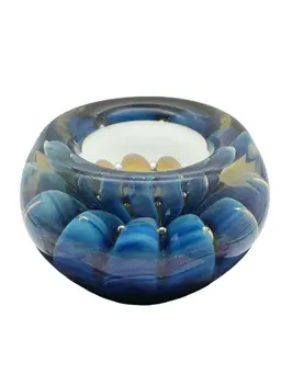 Robert Eickholt Anemone Art Glass Bowl
