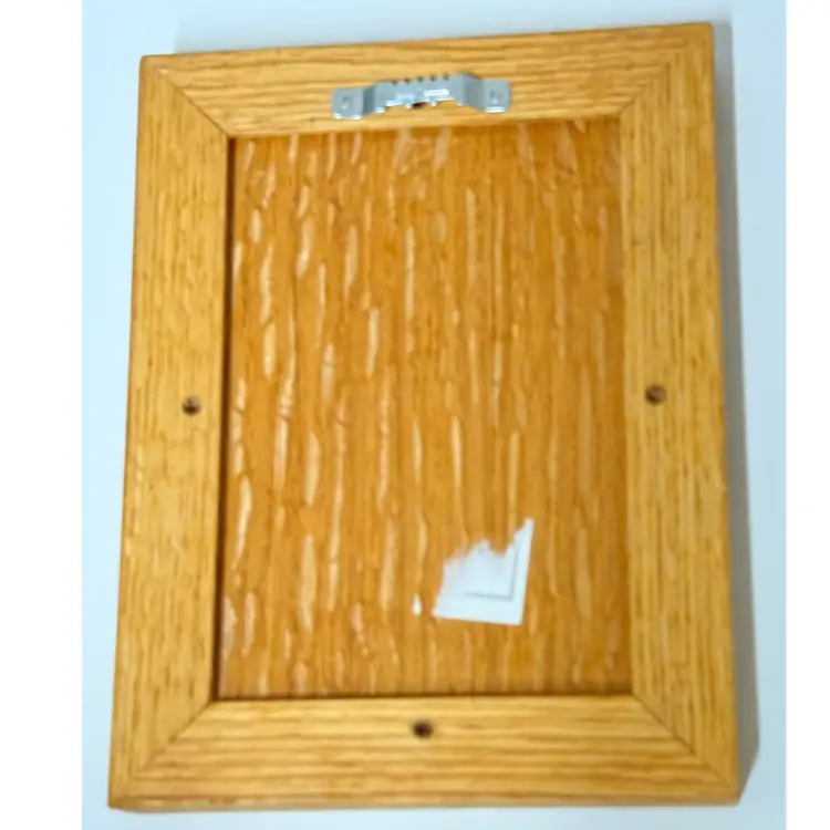 Vintage After The Bath Print On Ceramic Tile By Paul Peel Oak Wood Frame