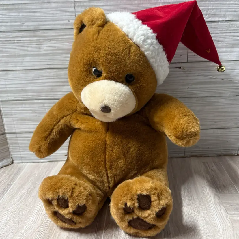 Gemmy Animated Plush Night Before Christmas Storytelling Plush Bear Animated