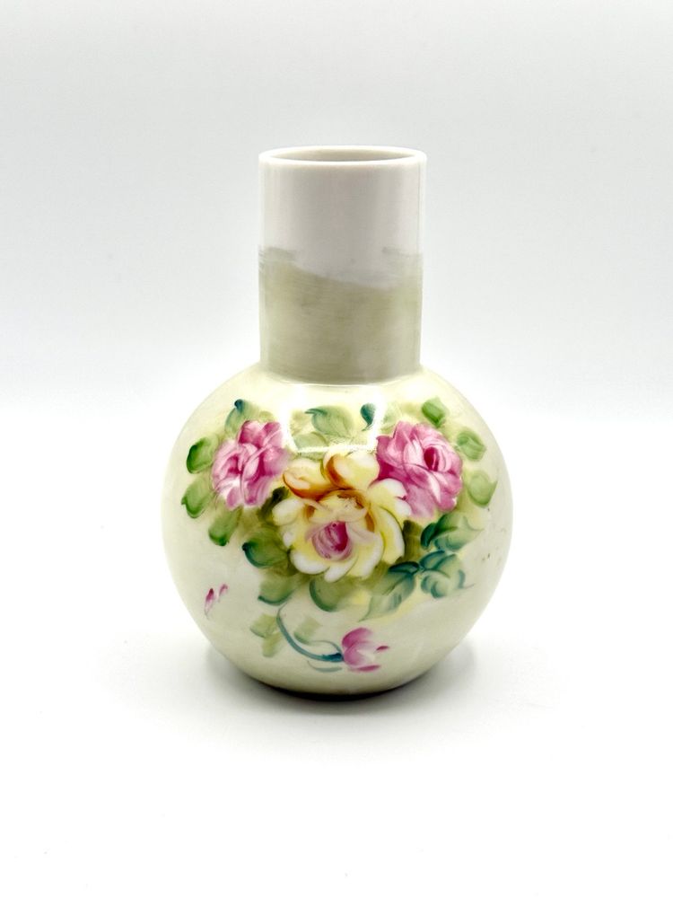 Japan Andrea By Sadek Hand Painted Vase, Sticker Intact.