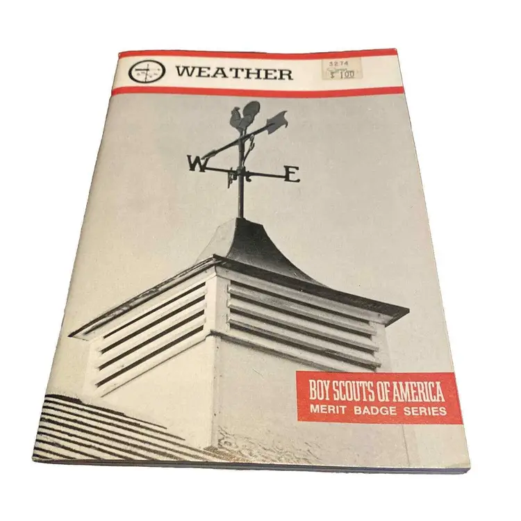 Boy Scouts of America BSA Merit Badge Series Weather 1986. Meteorology, Radar