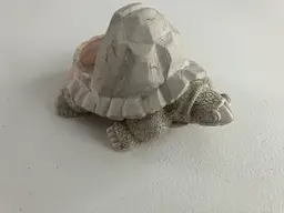 Ceramic Turtle Door Stop / Planter Decoration