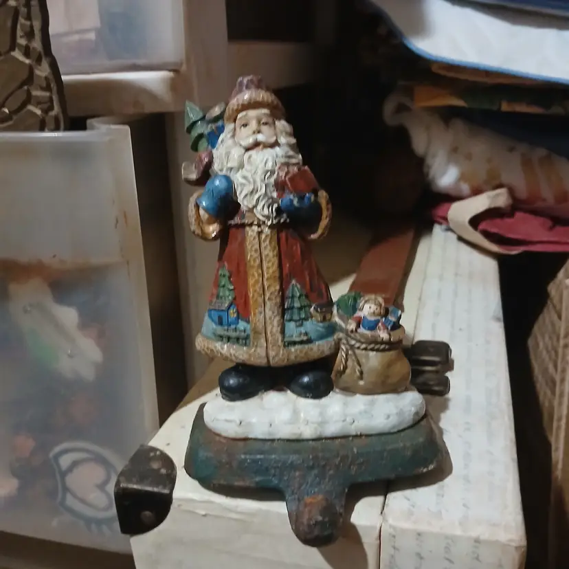 Vintage stocking hanger