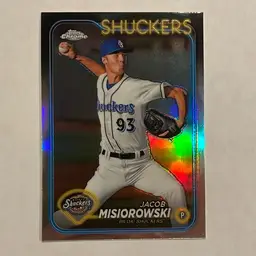 Jacob Misiorowski Topps Pro Debut Chrome Refractor #PDC-171 Milwaukee Brewers