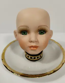 #17 Heidi Baby Doll Head Planter Pot Air Plant Holder