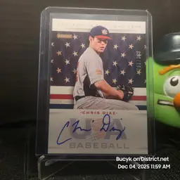 2013 Team USA Auto - Chris Diaz Miami Marlins 261/399