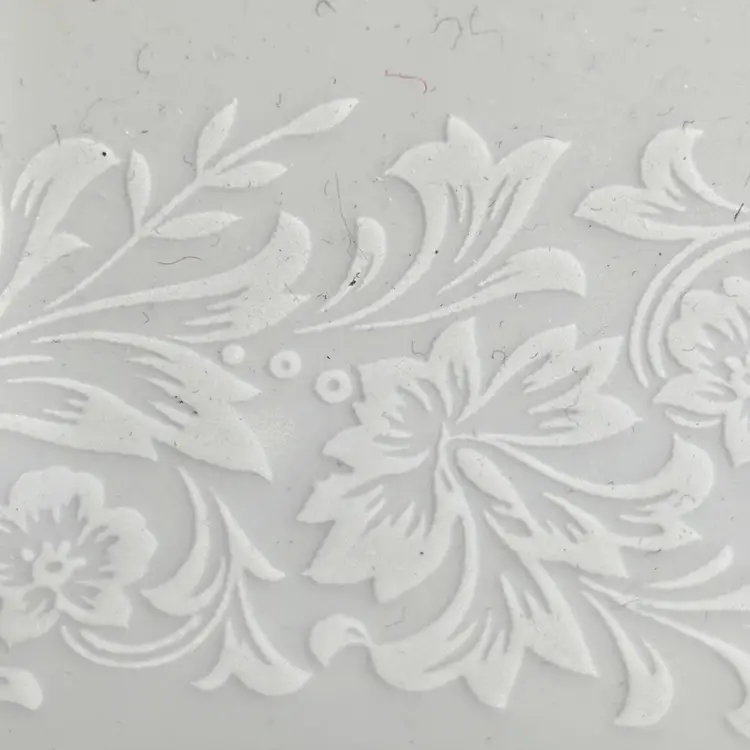 Four Crown Southampton Chop Plate Platter Platinum Trim 384 Made Japan Vintage