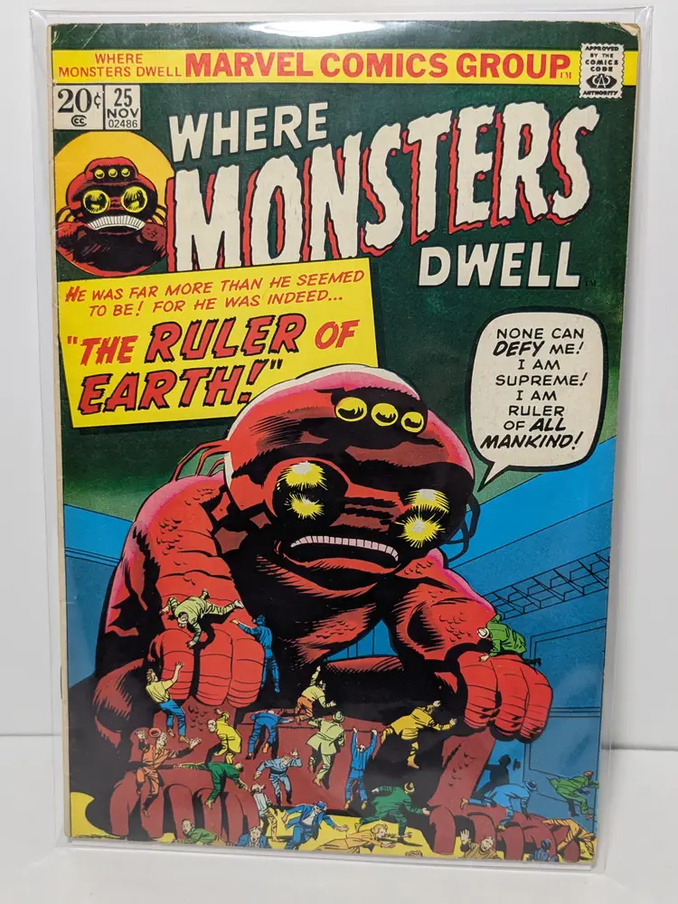 Where Monsters Dwell #25 - Marvel Comics Group (Nov 1973)