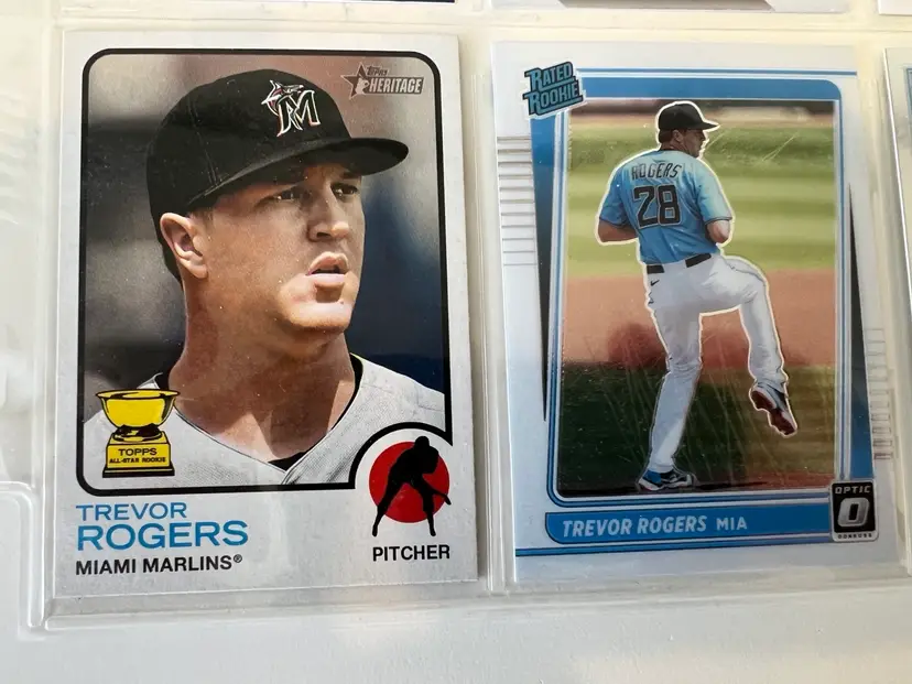 Trevor Rogers RC Lot Miami Marlins