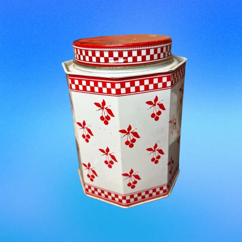 Vintage metal canister