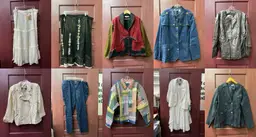 10-piece Boho Y2K New Mixed Lot Of Plus-Size Women’s Clothing