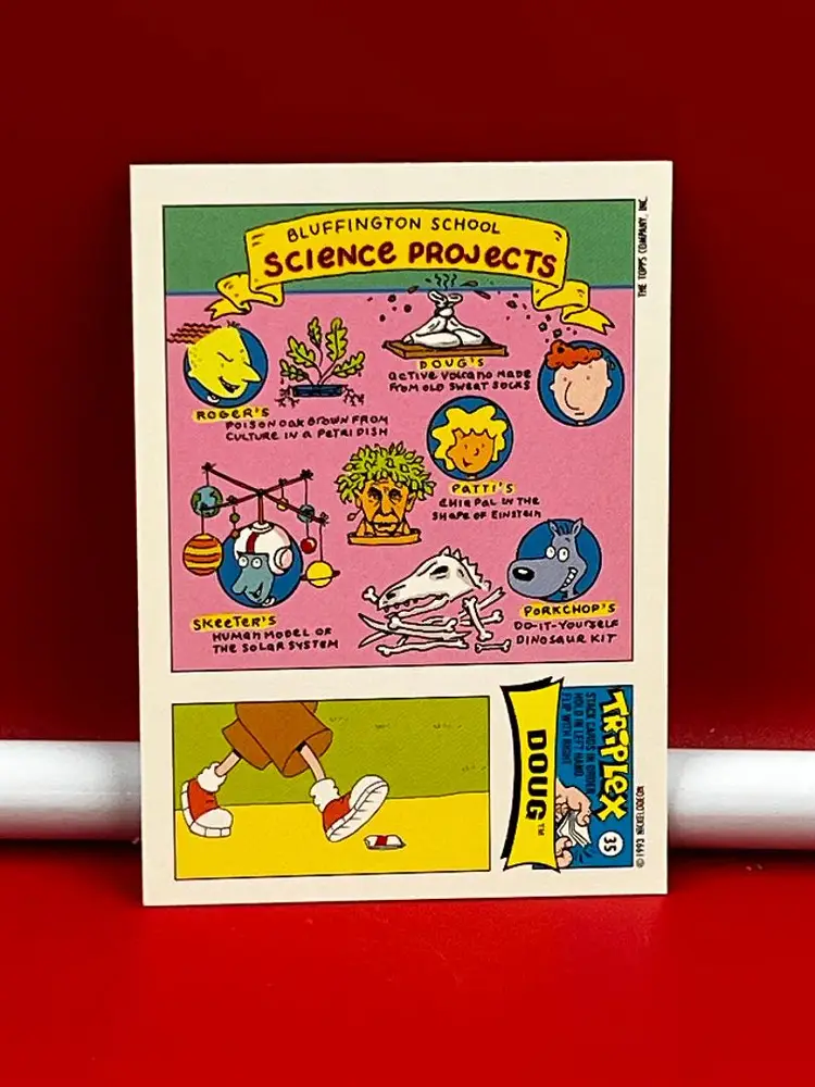 1993 Topps Collector Trading Card Doug's Science Project #35