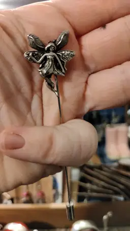Woodland fairy stick pin