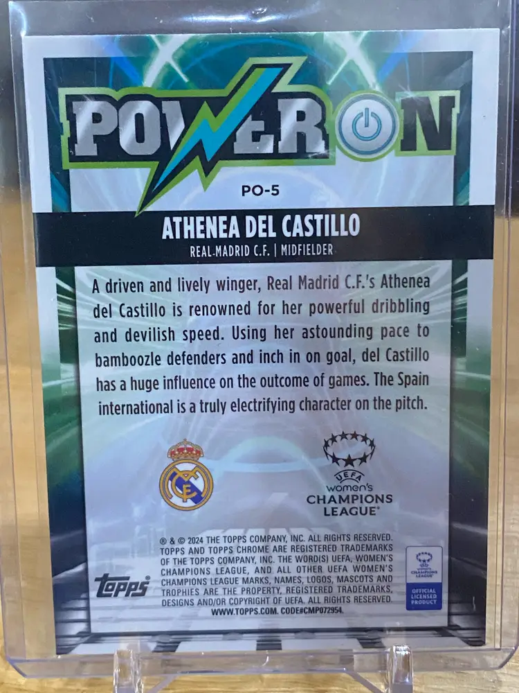 2024 Topps UWCL Power On - Pick Your Player