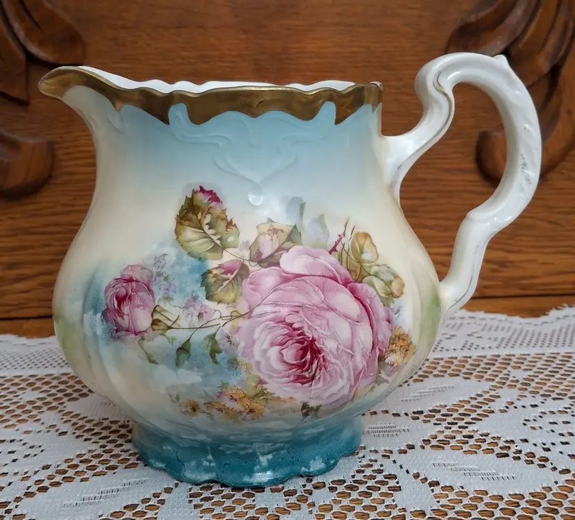 Antique German Porcelain Milk Pitcher