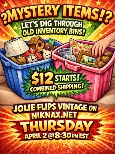 MYSTERY BIN DIG: VINTAGE HOME DECOR STARTING AT $12 🔥