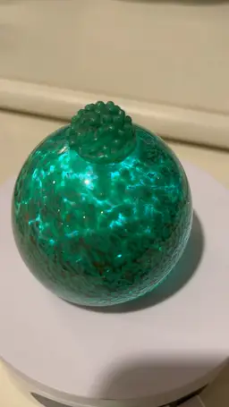 13. Murano Glass With Aventurine Specks Paperweight