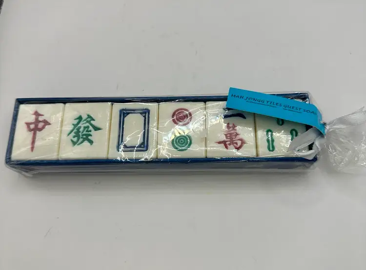 Mahjong Tile Gift Guest Soap NEW Set of 6