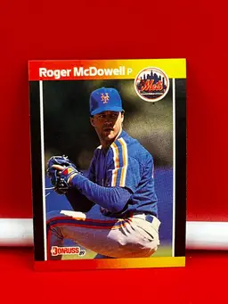 1989 Donruss Collector Baseball Trading Card Mets Roger McDowell #265