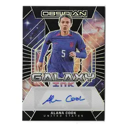 2024-25 Panini Obsidian Soccer Galaxy Ink Alana Cook /99