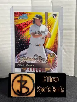 NICK KURTZ 2025 Bowman Chrome Mega Meteoric Rise Mojo Refractor RC #MR7 A1139