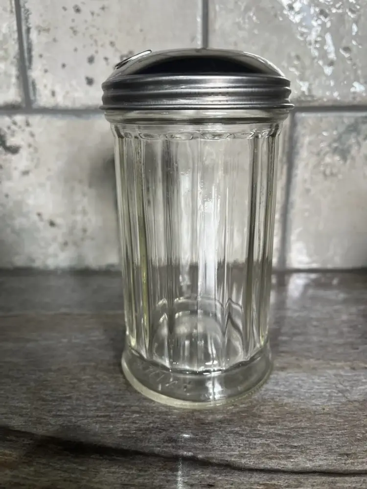 Vintage Glass Sugar Dispenser