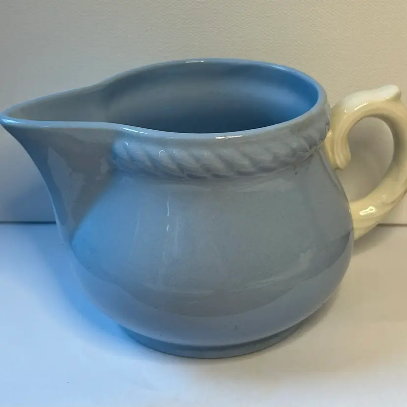 Kraft Blue Homer Laughlin Creamer
