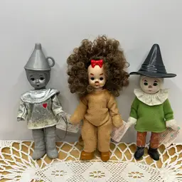 Wizard Of Oz Trio. Tin Man , Scarecrow, Cowardly Lion