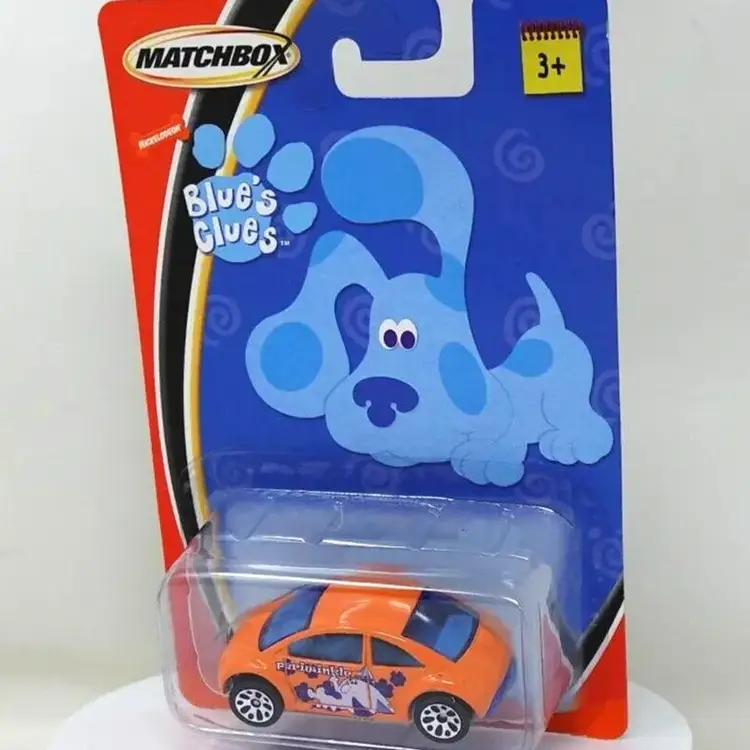 Matchbox Blue's Clues Periwinkle 2004 Mattel Orange Toy Car