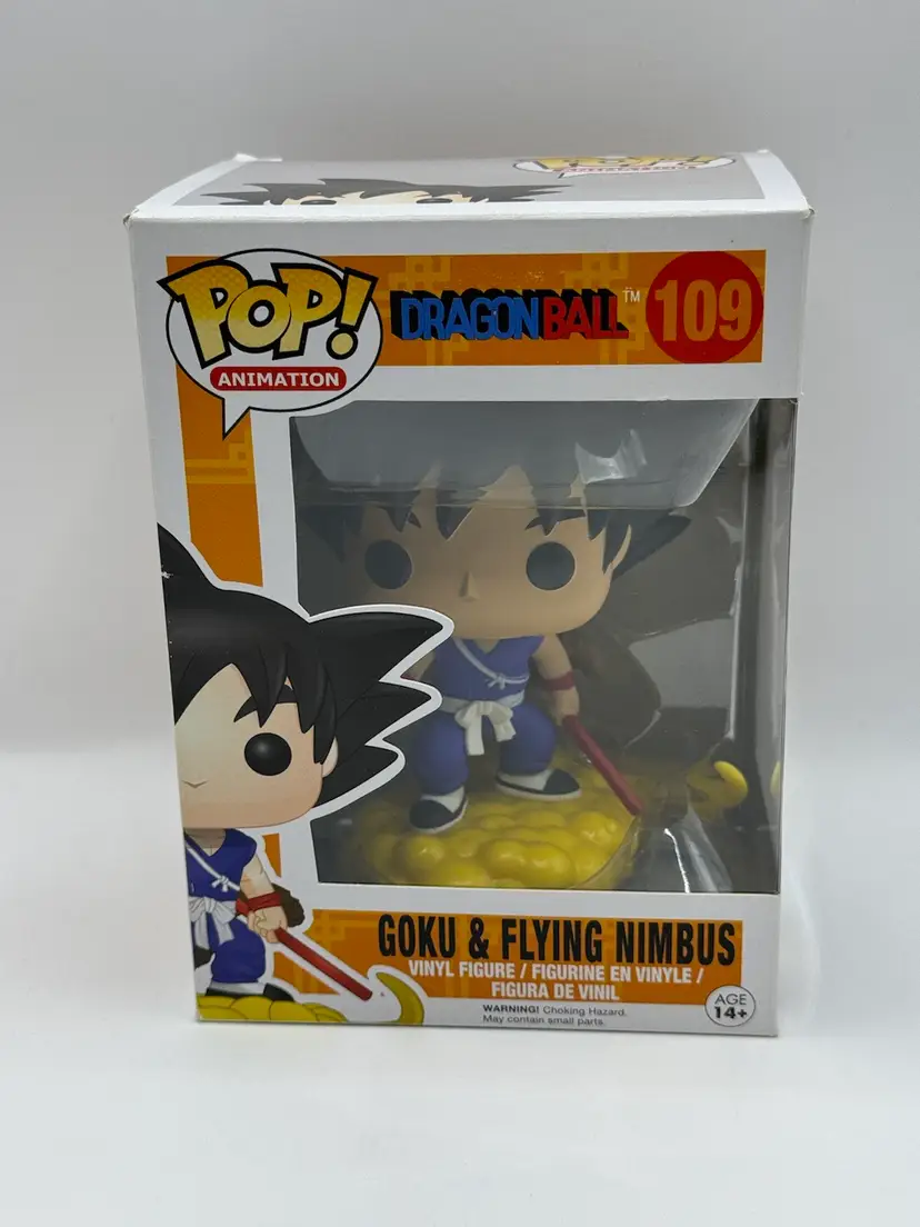 Funko Pop! - Dragon Ball - Goku and Nimbus - Vinyl Figure - #109 + Protector