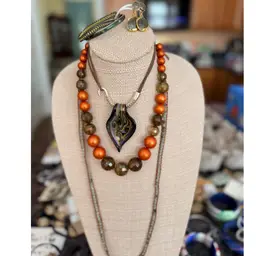 #22 - Copper Balls And Art Glass Lot