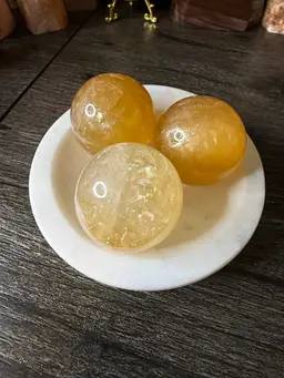 Flashy Optical Calcite Sphere 40mm